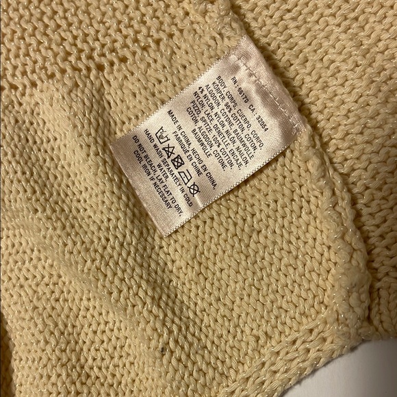 Anthropologie Angel of the North Cream Cardigan - Women’s Size Small - Picture 8 of 8